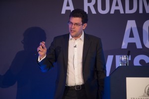 Michael Hasenstab en la Conferencia de Inversiones de Franklin Templeton de 2015 celebrada en Londres.